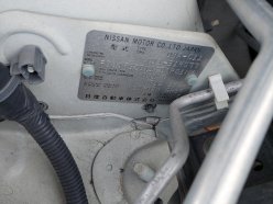NISSAN TIIDA Axis Black 2009