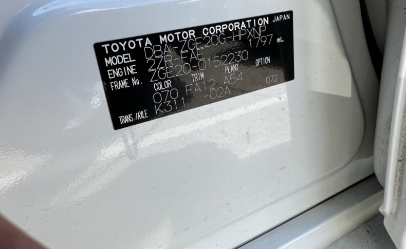 TOYOTA WISH 1.8 X 2012