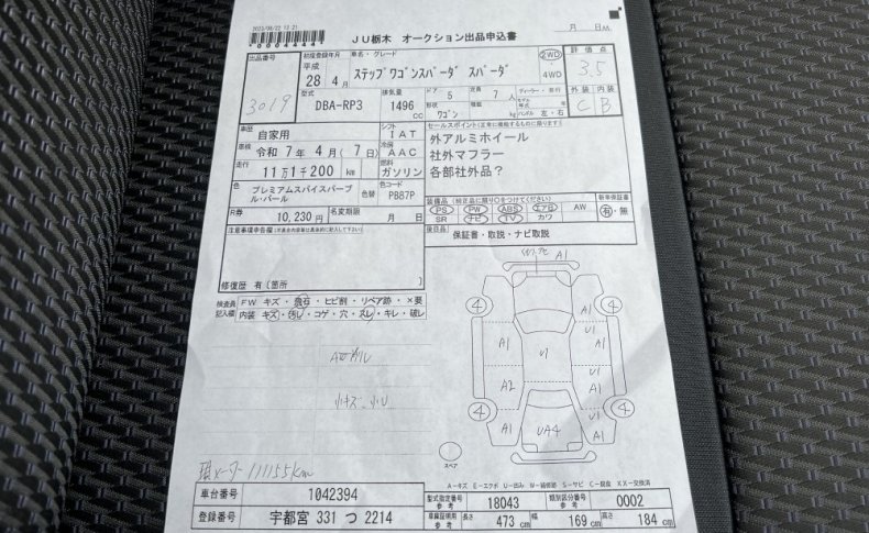 HONDA STEPWGN SPADA 7-SEATERS 2016