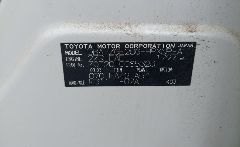 TOYOTA WISH 1.8X HID Selection 2010