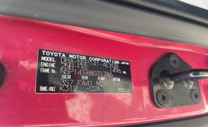 TOYOTA PORTE G 2019