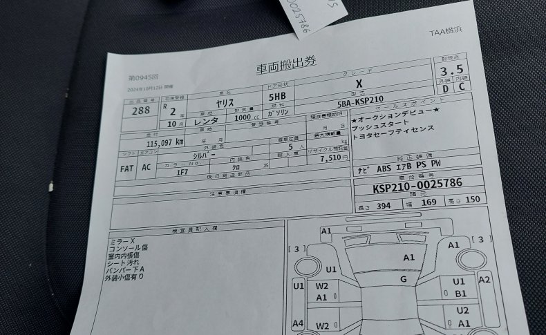 TOYOTA YARIS X 2020