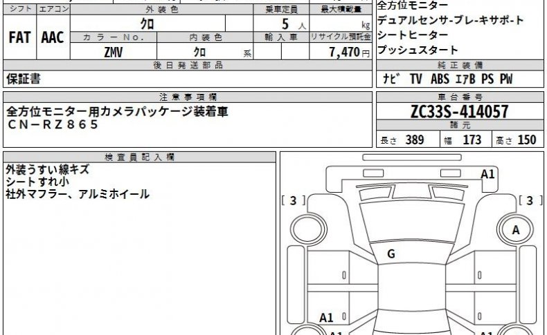SUZUKI SWIFT SPORT Safety Package 2021