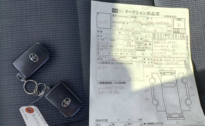 TOYOTA SIENTA G 2016