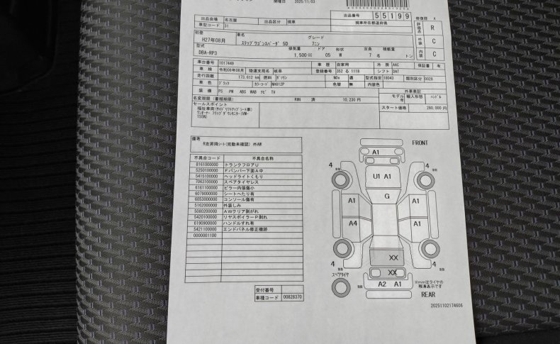 HONDA STEPWGN SPADA SPADA 7 PESRON 2015