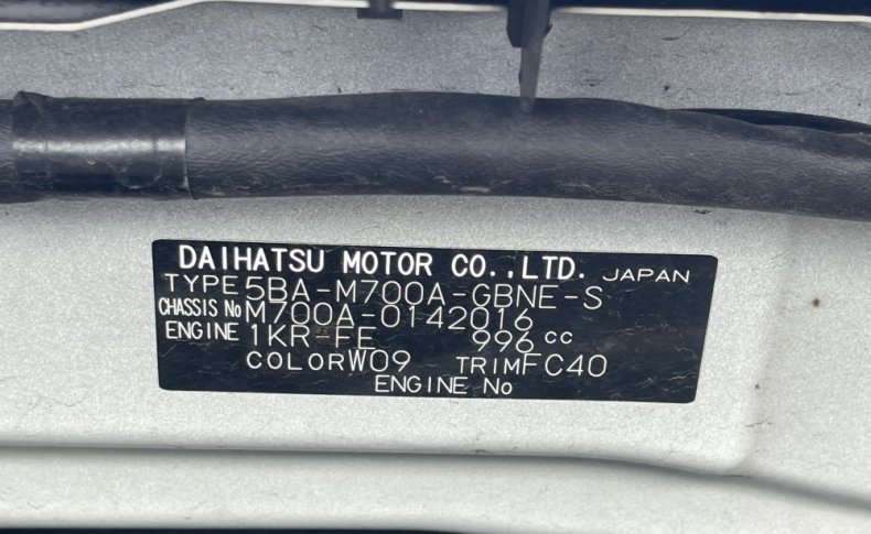 TOYOTA PASSO X S 2019