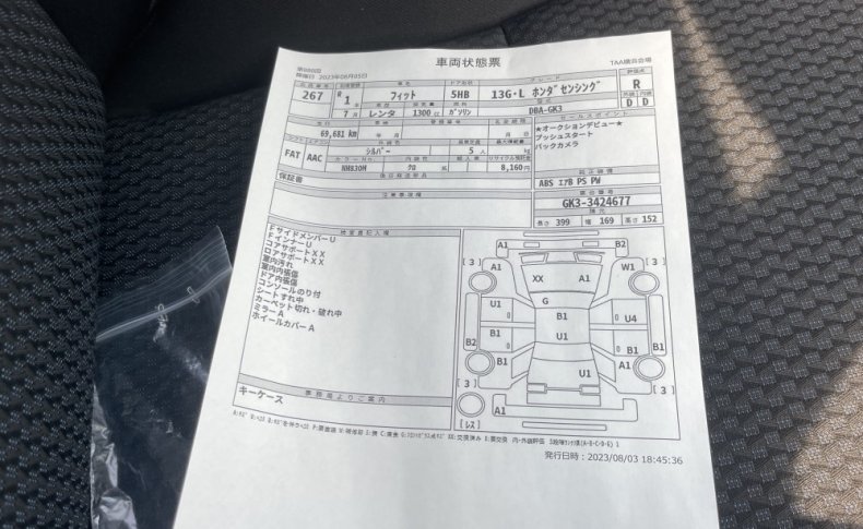 HONDA FIT GL PACKAGE 2019