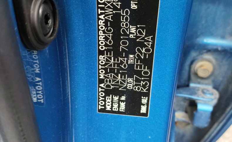 TOYOTA COROLLA FIELDER 1.5G 4WD 2013