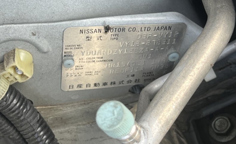 NISSAN AD VE Emergency Brake 2019