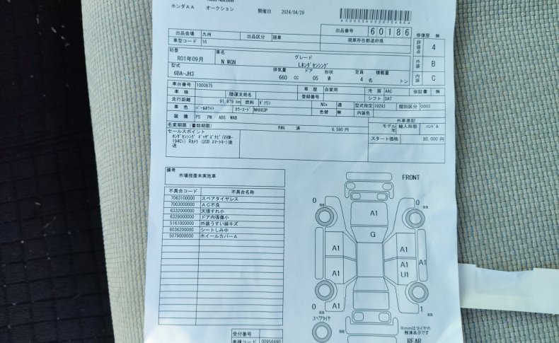HONDA N-WGN L Honda Sensing 2019