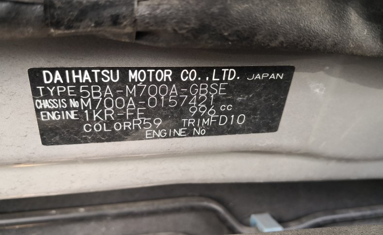 TOYOTA PASSO Moda 2020