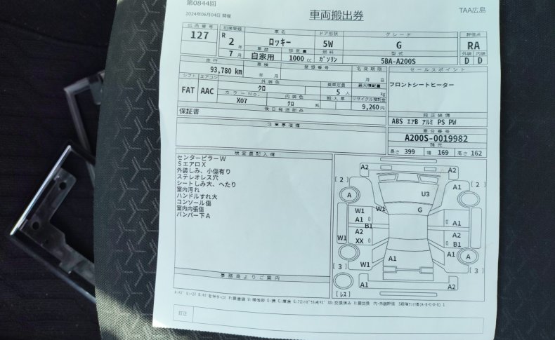 DAIHATSU ROCKY G 2020/6