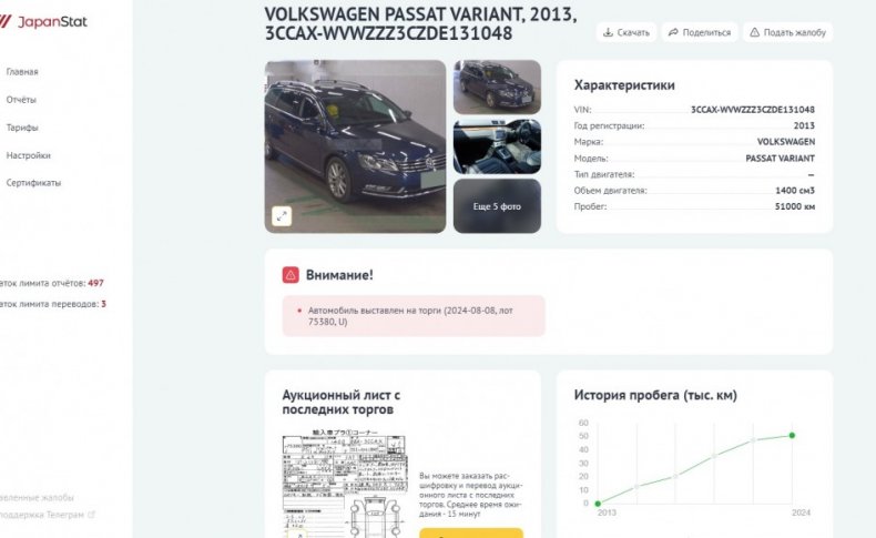 VOLKSWAGEN PASSAT VARIANT TSI High Line 2013